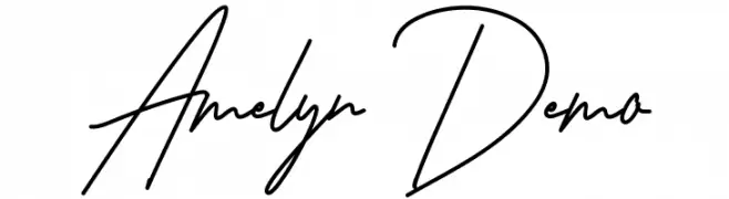 Amelyn Demo フォント