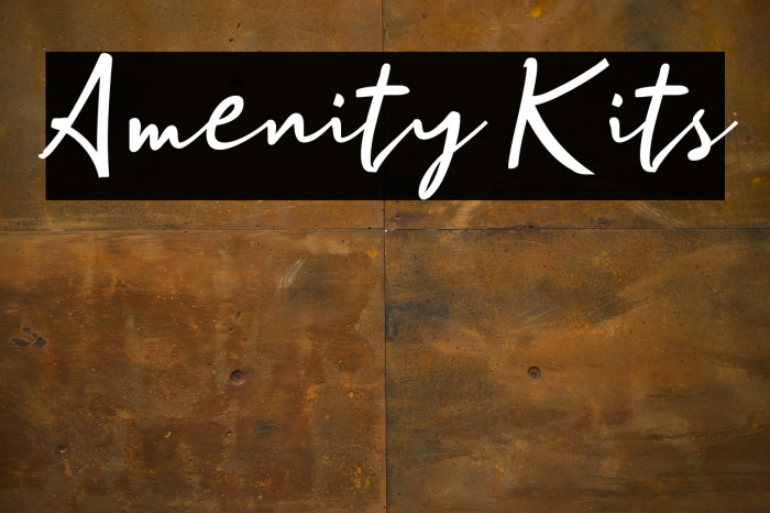 Amenity Kits Example 1