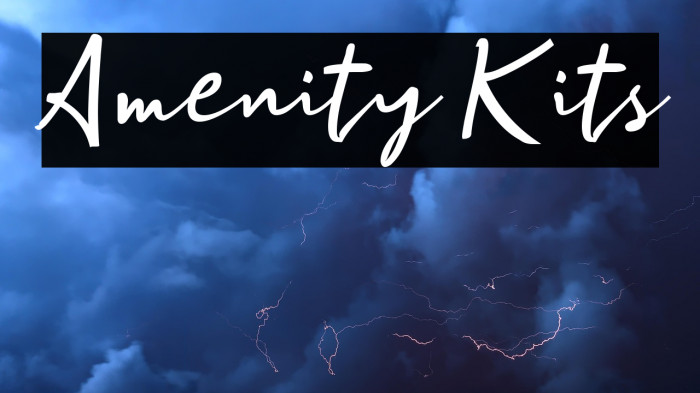 Amenity Kits Example 3