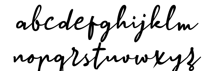 Amenity Kits Font LOWERCASE