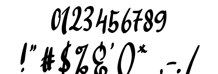 Amenty Font OTHER CHARS