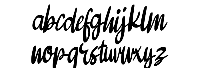 Amenty Font LOWERCASE