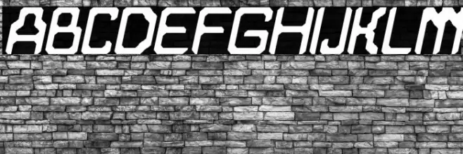 Amerggedon Italic Font examples