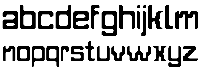 Amerggedon Font LOWERCASE