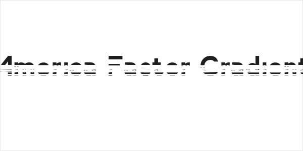 America Faster Gradient Logo