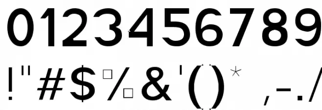 America Faster Light Font OTHER CHARS