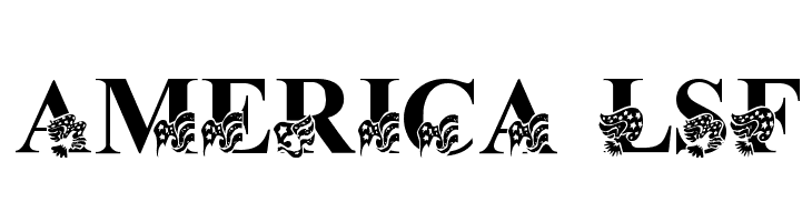 America LSF  font caratteri gratis