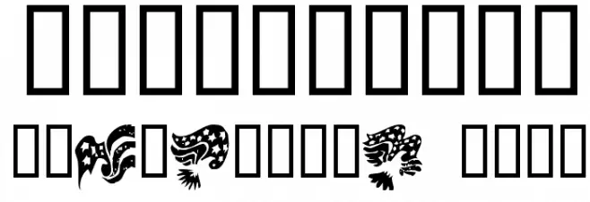 America LSF Font OTHER CHARS