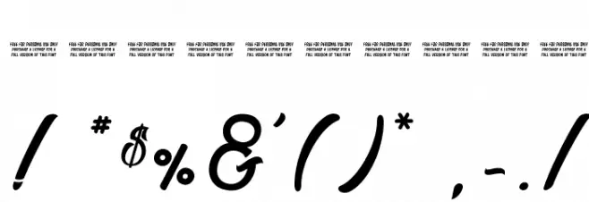America and Stars Font OTHER CHARS