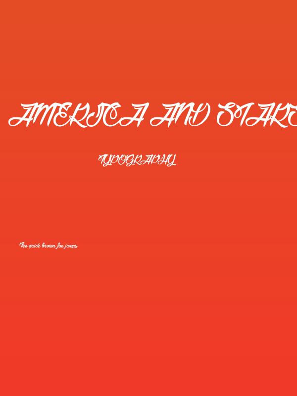 America and Stars Poster