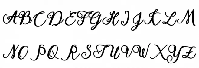 America Schriftart Groß