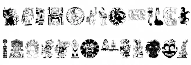 AmericaBeforeColumbus 字体 大写