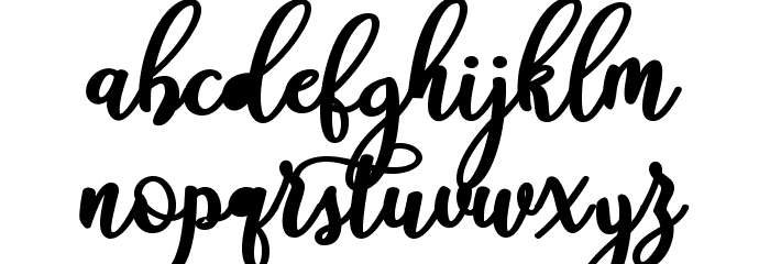 America Font LOWERCASE
