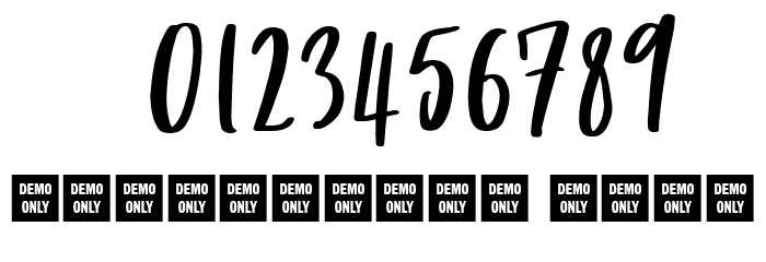 American Beauty Demo Regular Font OTHER CHARS