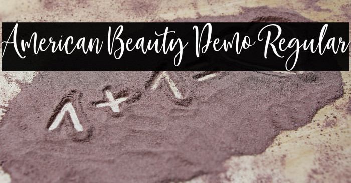American Beauty Demo Regular Example 2