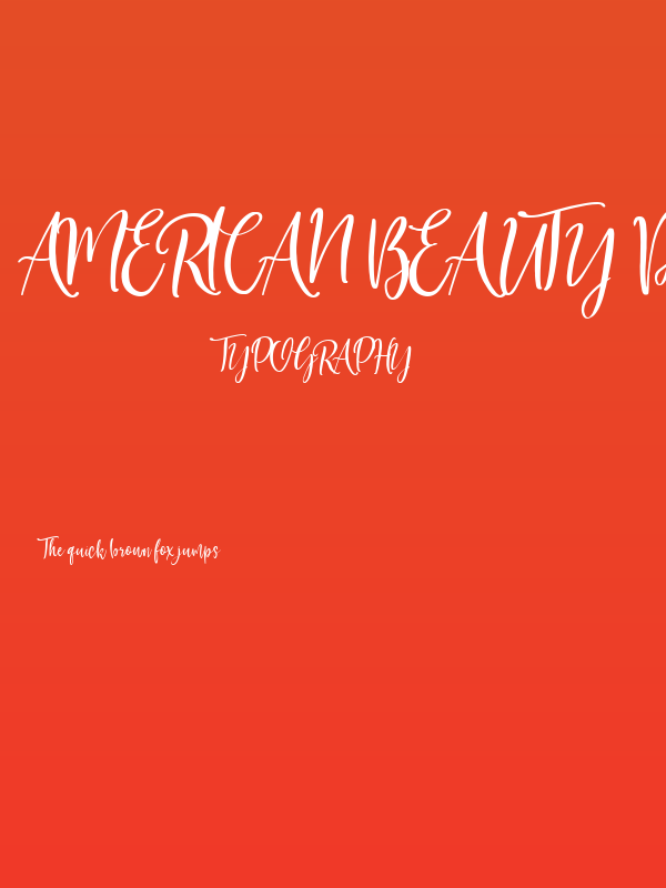 American Beauty Demo Regular Poster