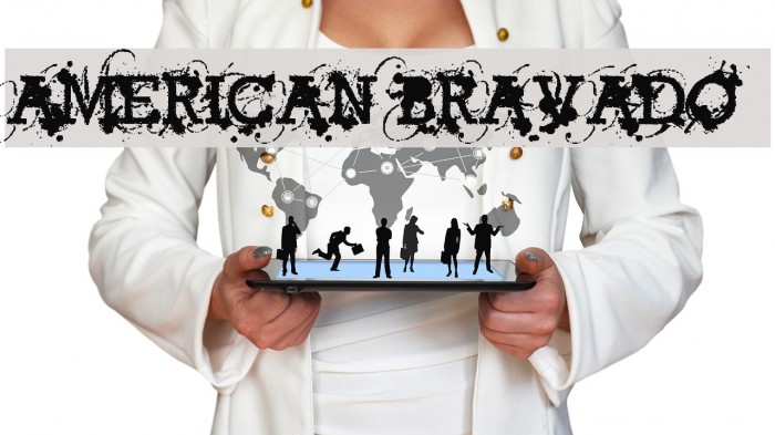 American Bravado Font examples