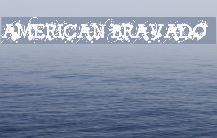 American Bravado Font examples