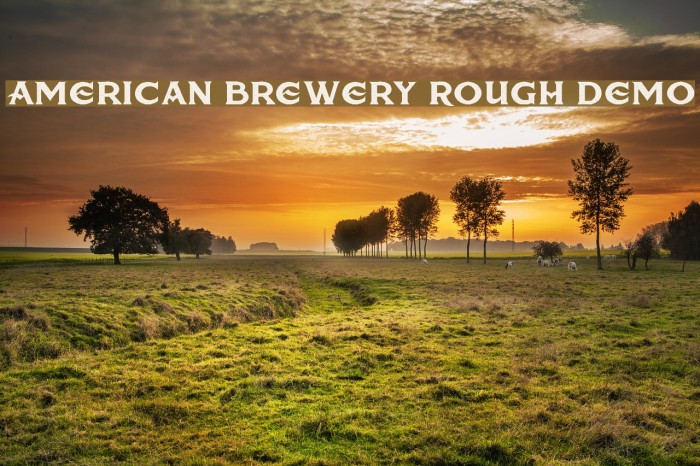 American Brewery Rough Demo Example 3