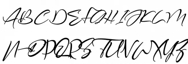 American Bully Schriftart Groß