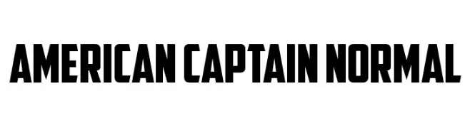 American Captain Normal  les polices de caractères gratuit tlcharger
