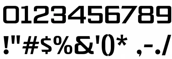 American Captain Patrius 02 FRE Font OTHER CHARS