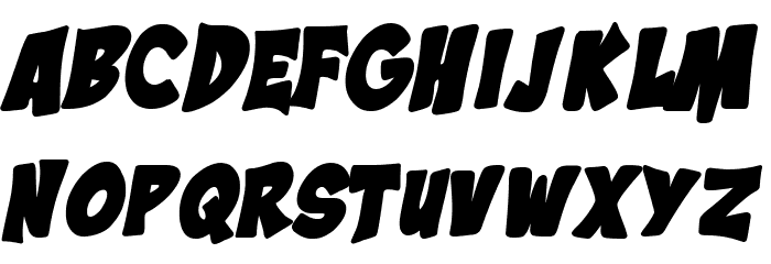American Channel Font LOWERCASE