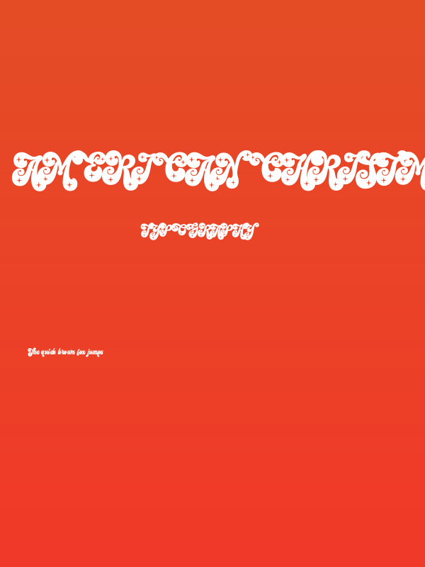 American Christmas 2 PERSONAL Regular Poster