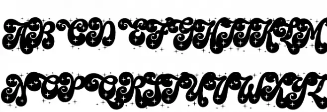 American Christmas PERSONAL Regular Schriftart Groß