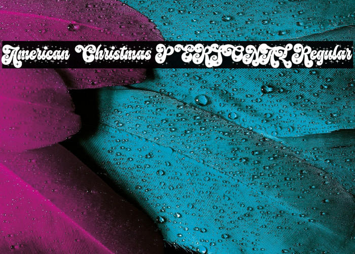 American Christmas PERSONAL Regular Example 2