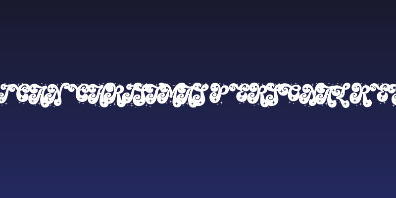 American Christmas PERSONAL Regular Social Header