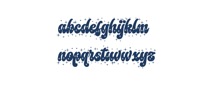 American Christmas PERSONAL Regular Lowercase