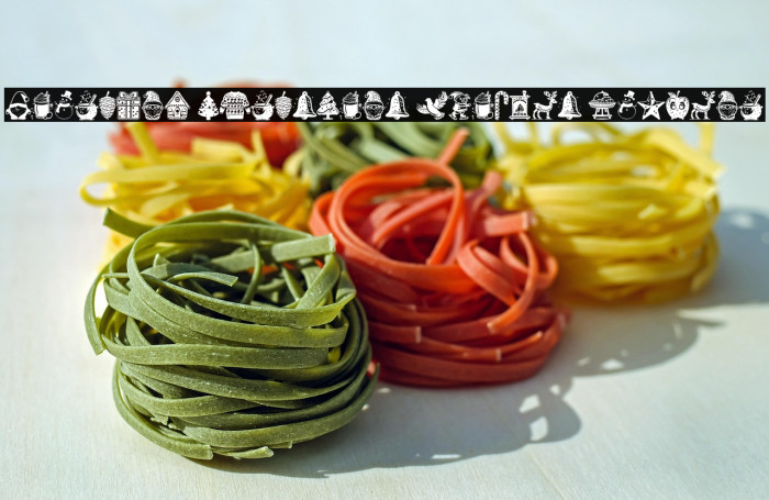 American Christmas Symbols Regular Example 2