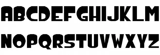 American DAD! Schriftart Groß