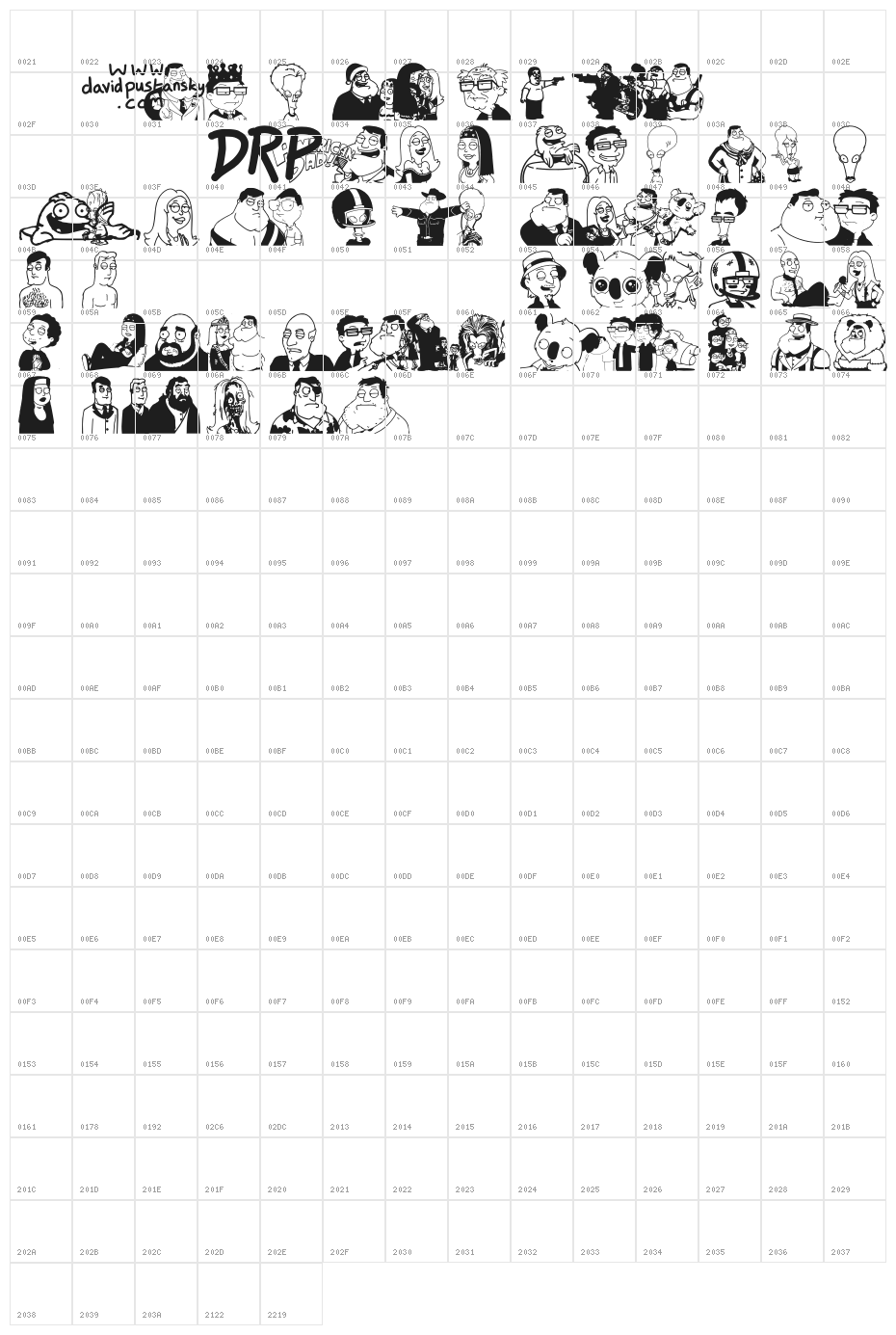 American Dad Good Morning USA Character Map