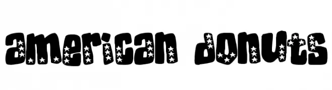 American Donuts  フリーフォントのダウンロード