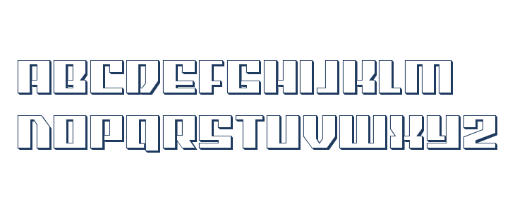 American Grain 3D Lowercase