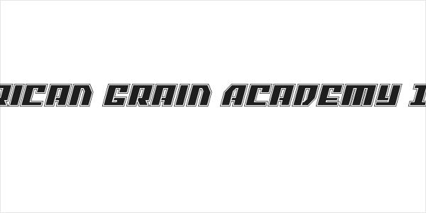 American Grain Academy Italic Logo