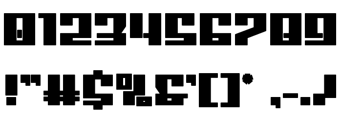 American Grain Bold Font OTHER CHARS
