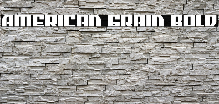 American Grain Bold Example 1