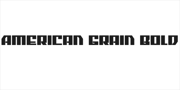 American Grain Bold Logo