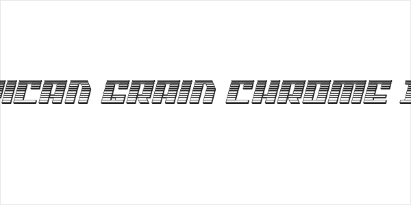 American Grain Chrome Italic Logo