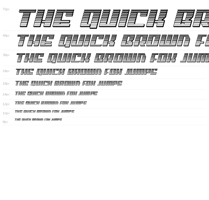 American Grain Chrome Italic Waterfall