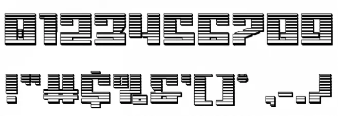 American Grain Chrome Font OTHER CHARS