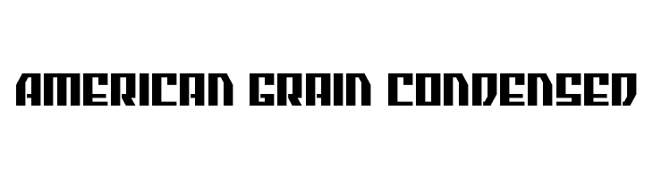 American Grain Condensed  Free Fonts Download