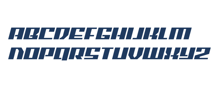 American Grain Expanded Italic Lowercase