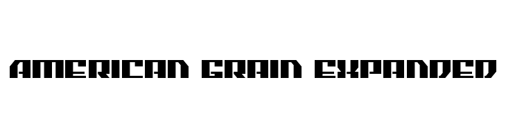 American Grain Expanded  免费字体下载
