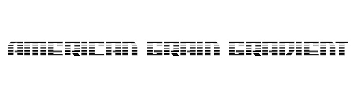 American Grain Gradient  font caratteri gratis