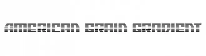 American Grain Gradient  免费字体下载
