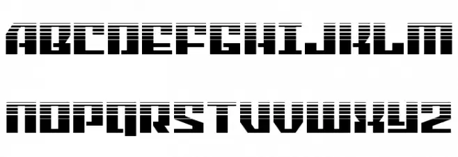 American Grain Halftone Polices MAJUSCULES